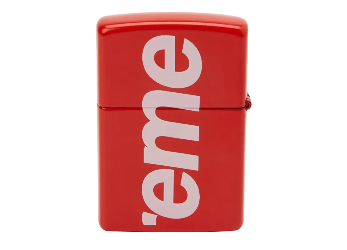 Supreme Logo Zippo Red - Image 3