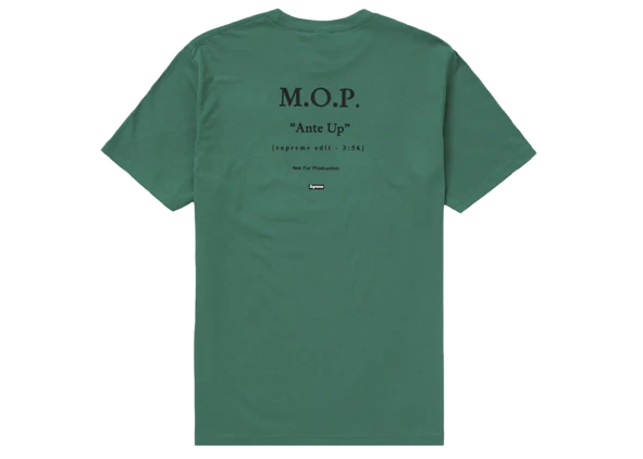 Supreme M.O.P. Tee Green - Image 2
