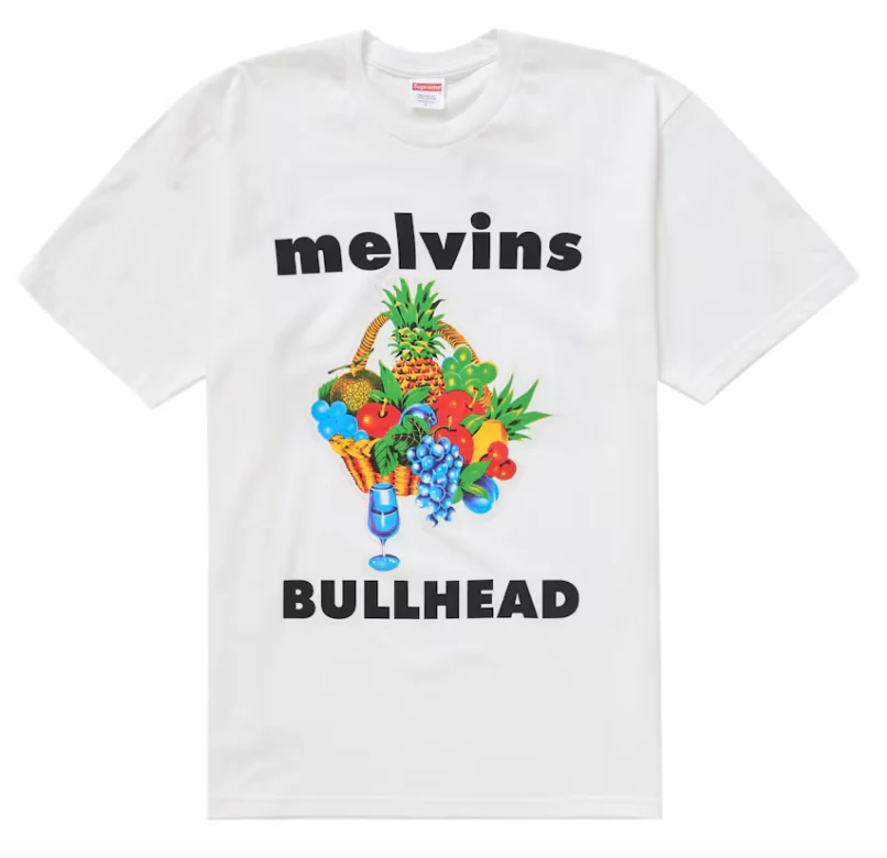 Supreme Melvins Bullhead Tee White
