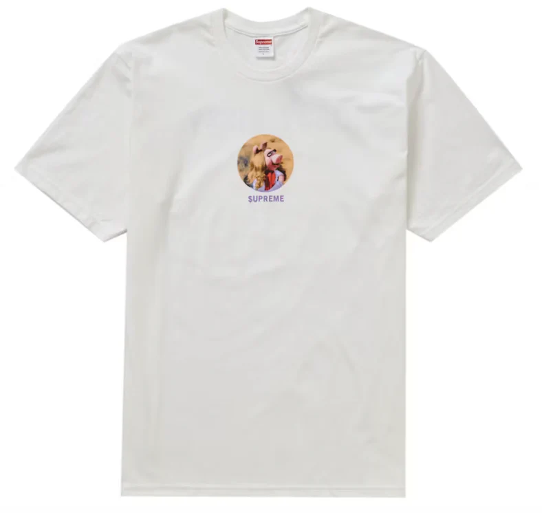 Supreme Miss Piggy Tee White