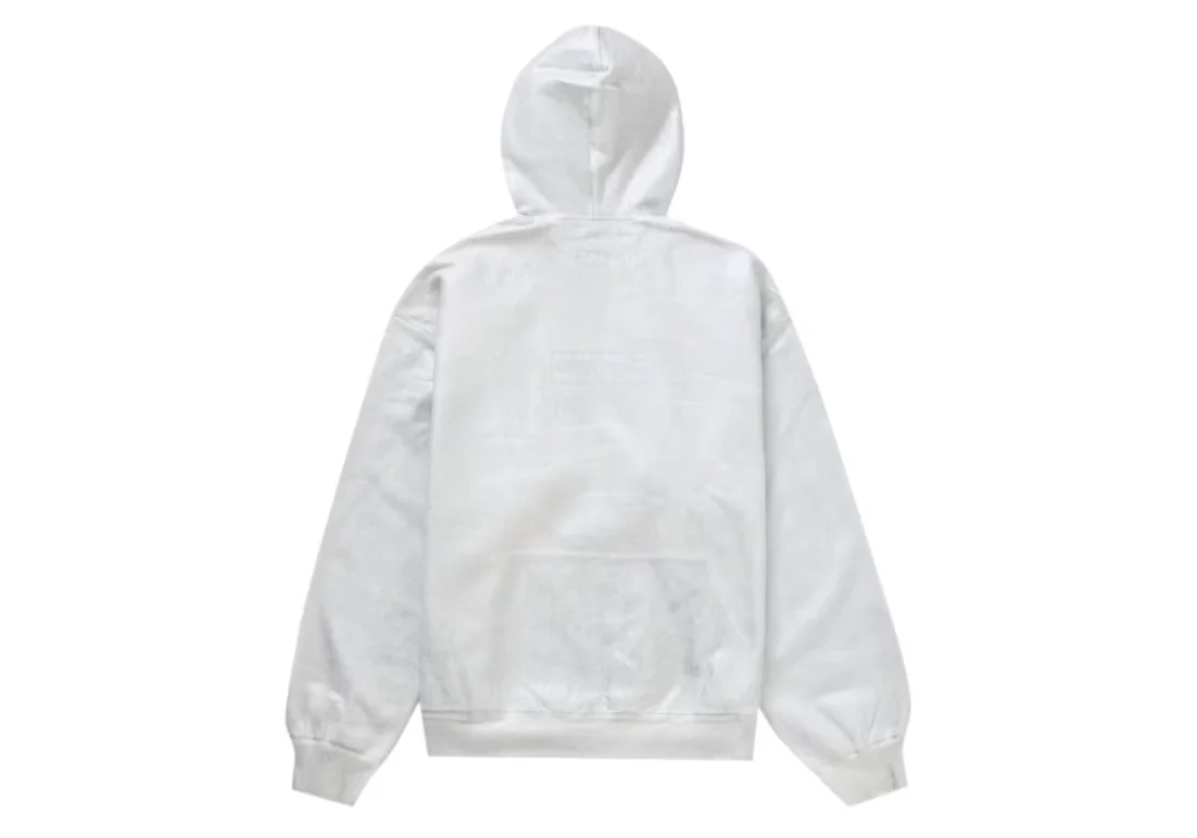 Supreme MM6 Maison Margiela Foil Box Logo Hooded Sweatshirt - Image 2