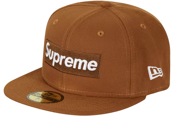 Supreme Money Box Logo New Era Brown