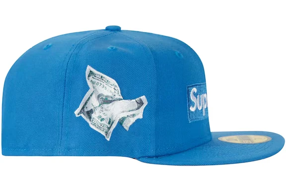 Supreme Money Box Logo New Era Light Blue - Image 2