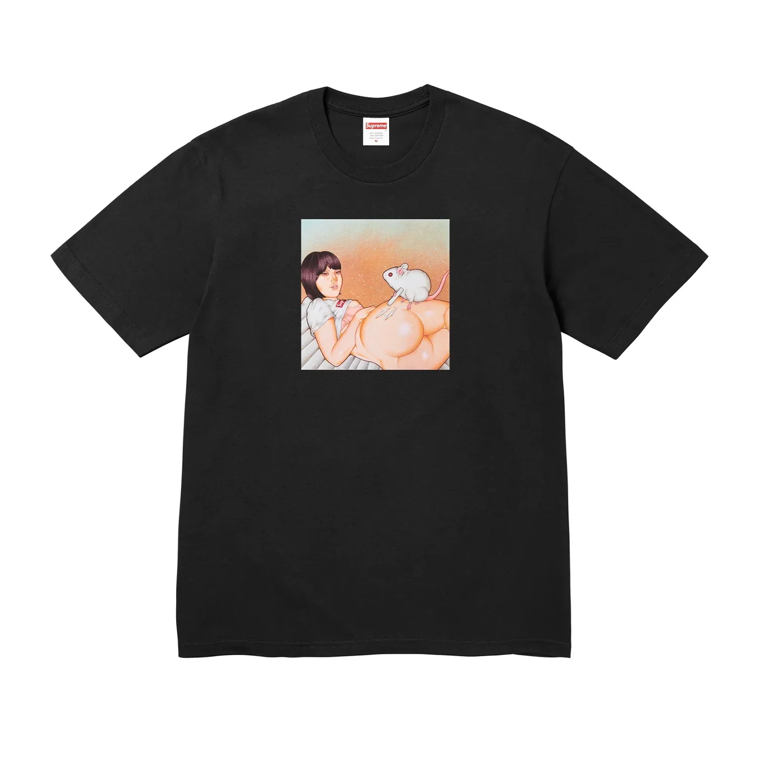 Supreme Mouse Tee Black - Image 2