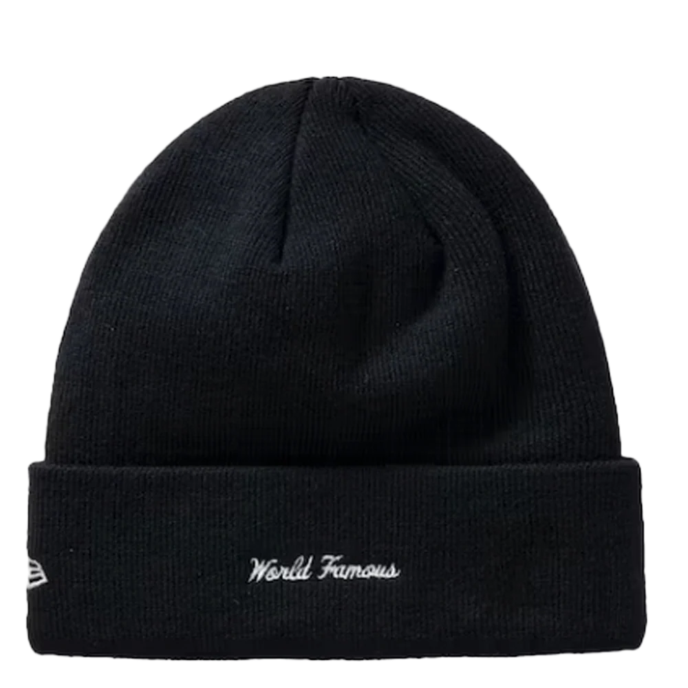 SUPREME New Era Box Logo Beanie (FW19) Black - Image 2