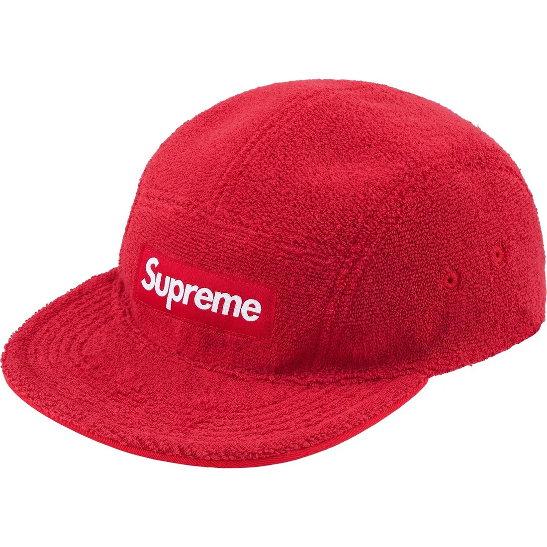 Supreme Reversible Terry Camp Cap Red - Image 2