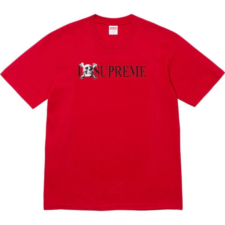 Supreme Skull Tee Red - Image 2