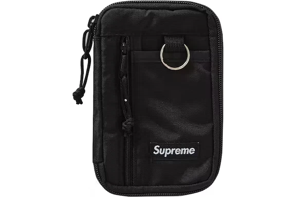 Supreme Small Zip Pouch Black