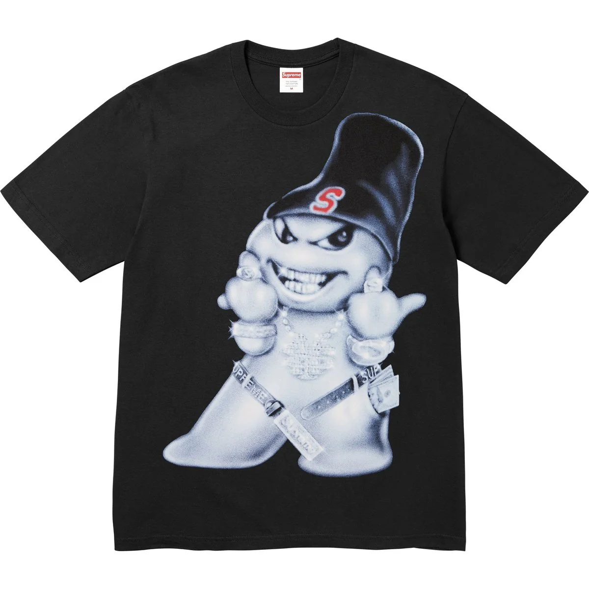 Supreme Snowman Tee Black - Image 2