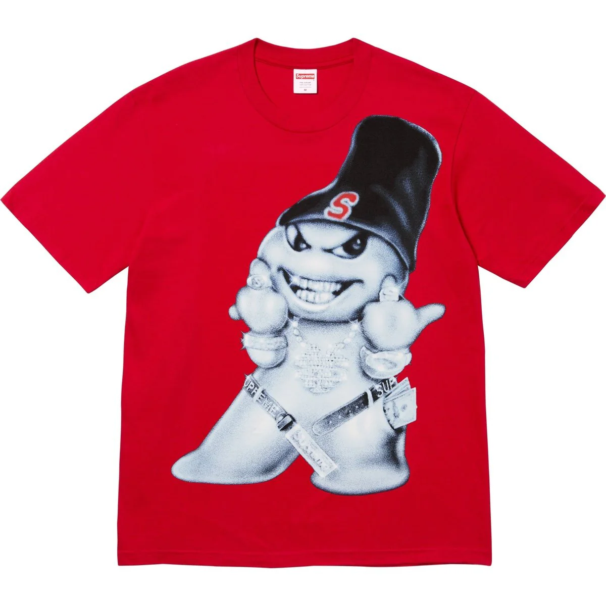 Supreme Snowman Tee Red - Image 2