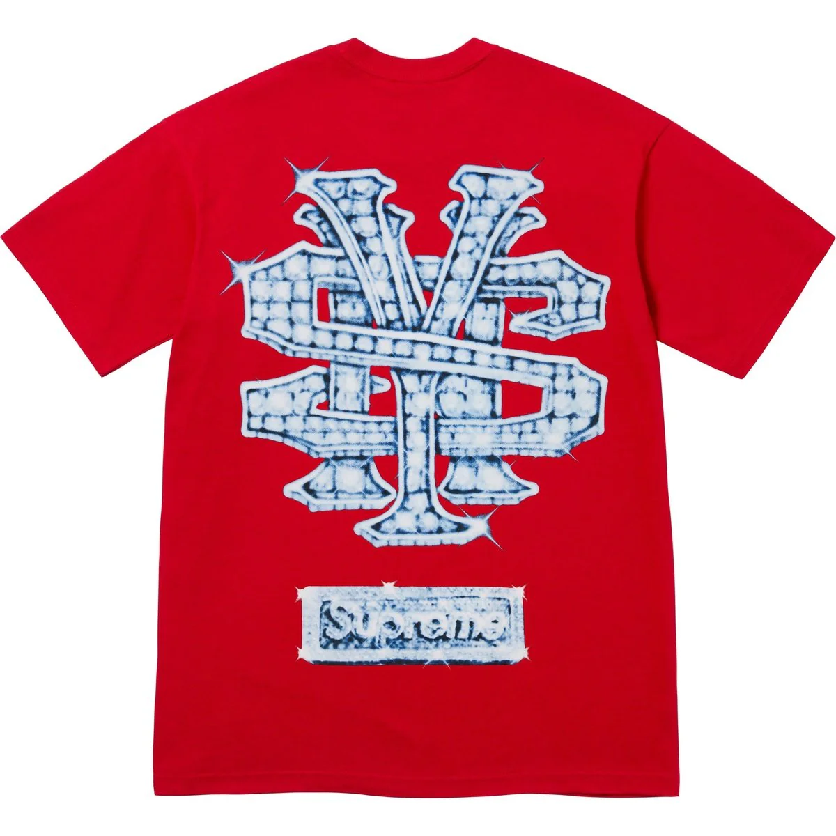 Supreme Snowman Tee Red - Image 3