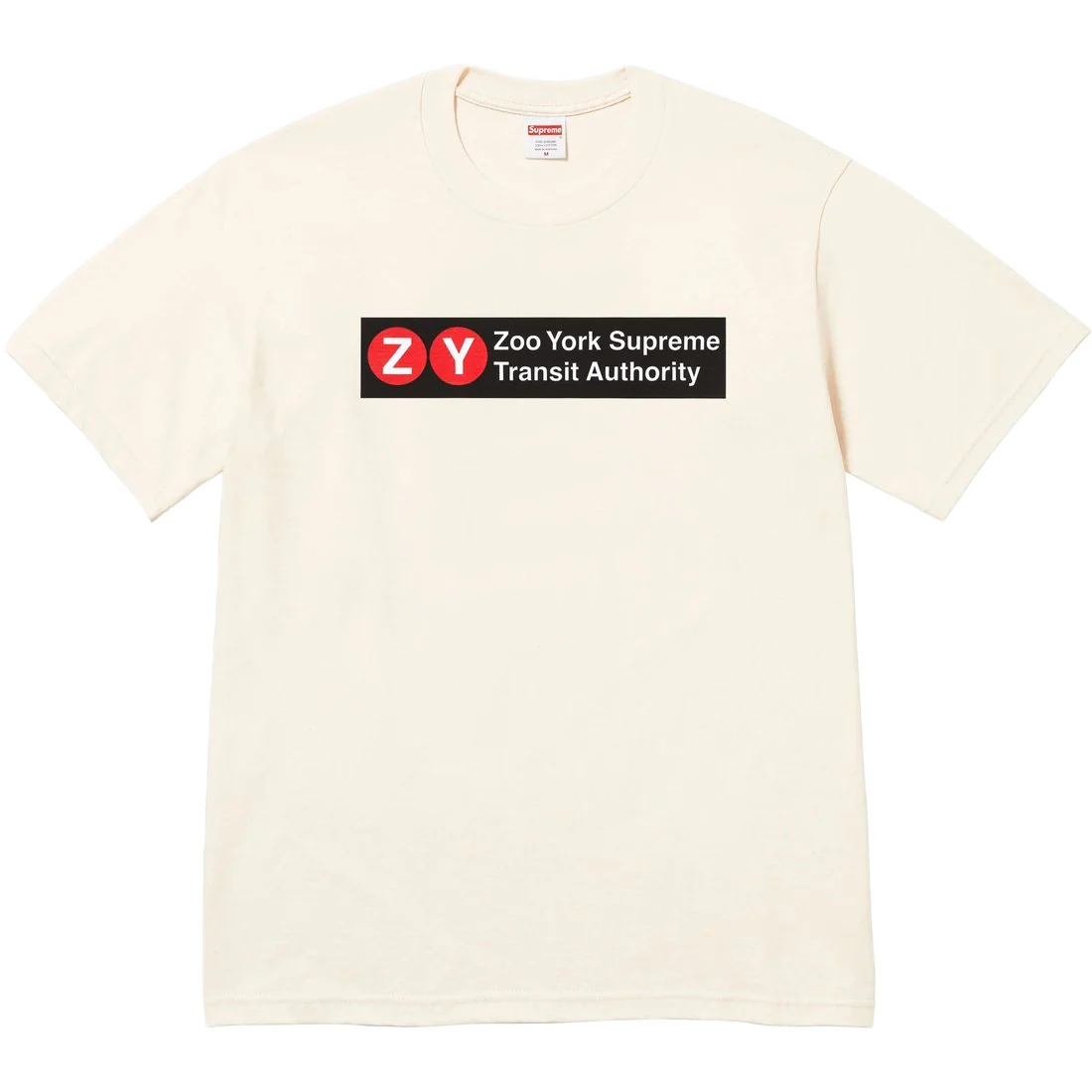 Supreme/Zoo York Transit Natural Tee - Image 2