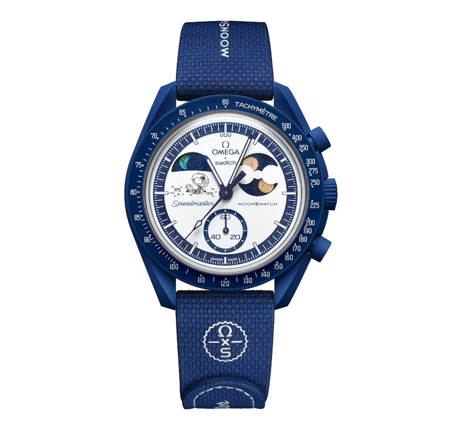 Swatch x Omega Bioceramic Moonswatch Mission To Earthphase Moonshine Snoopy Gold (Corn Moon)