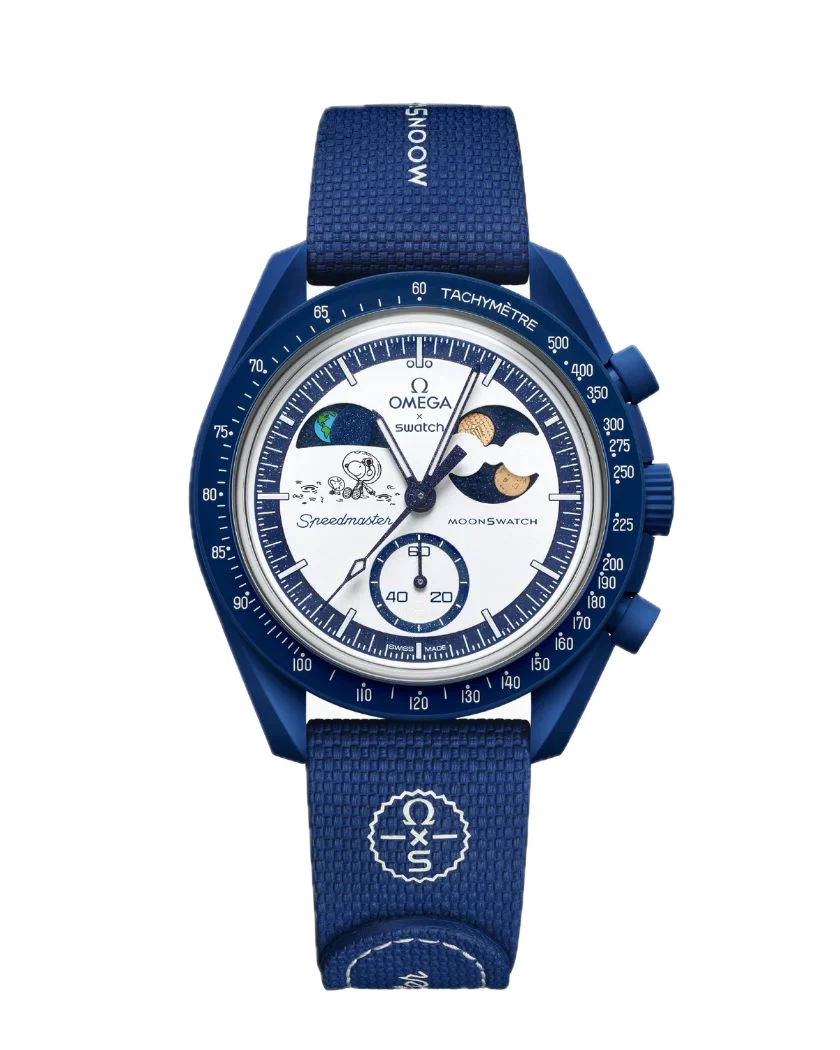 Swatch x Omega Mission To Earthphase Moonshine Gold Snoopy