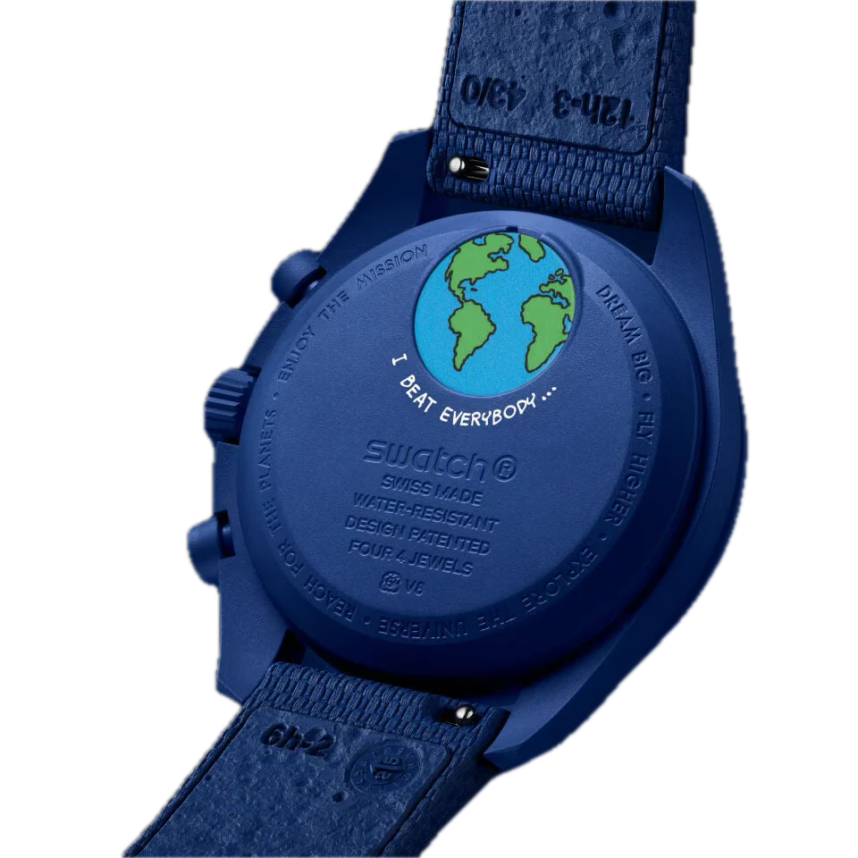 Swatch x Omega Mission To Earthphase Moonshine Gold Snoopy - Image 2