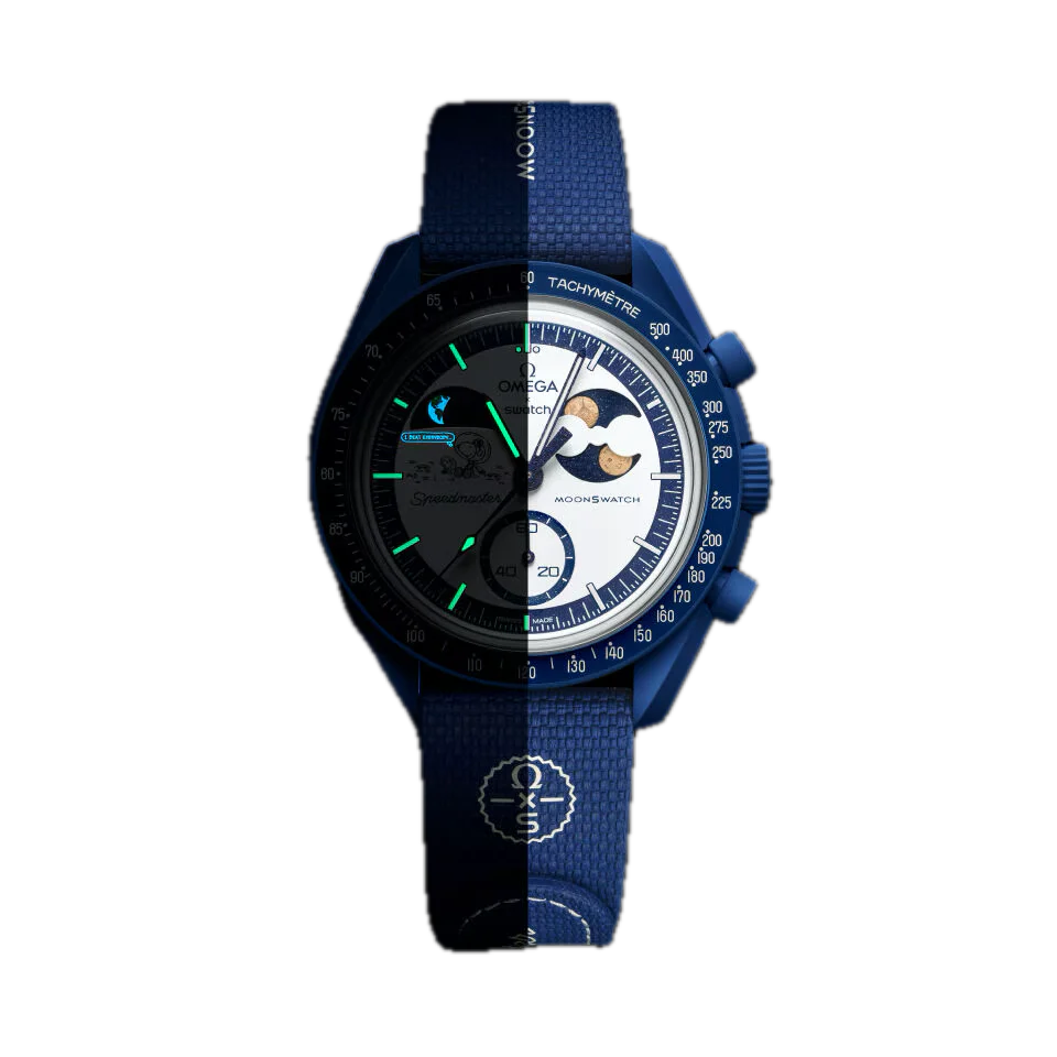 Swatch x Omega Mission To Earthphase Moonshine Gold Snoopy - Image 3