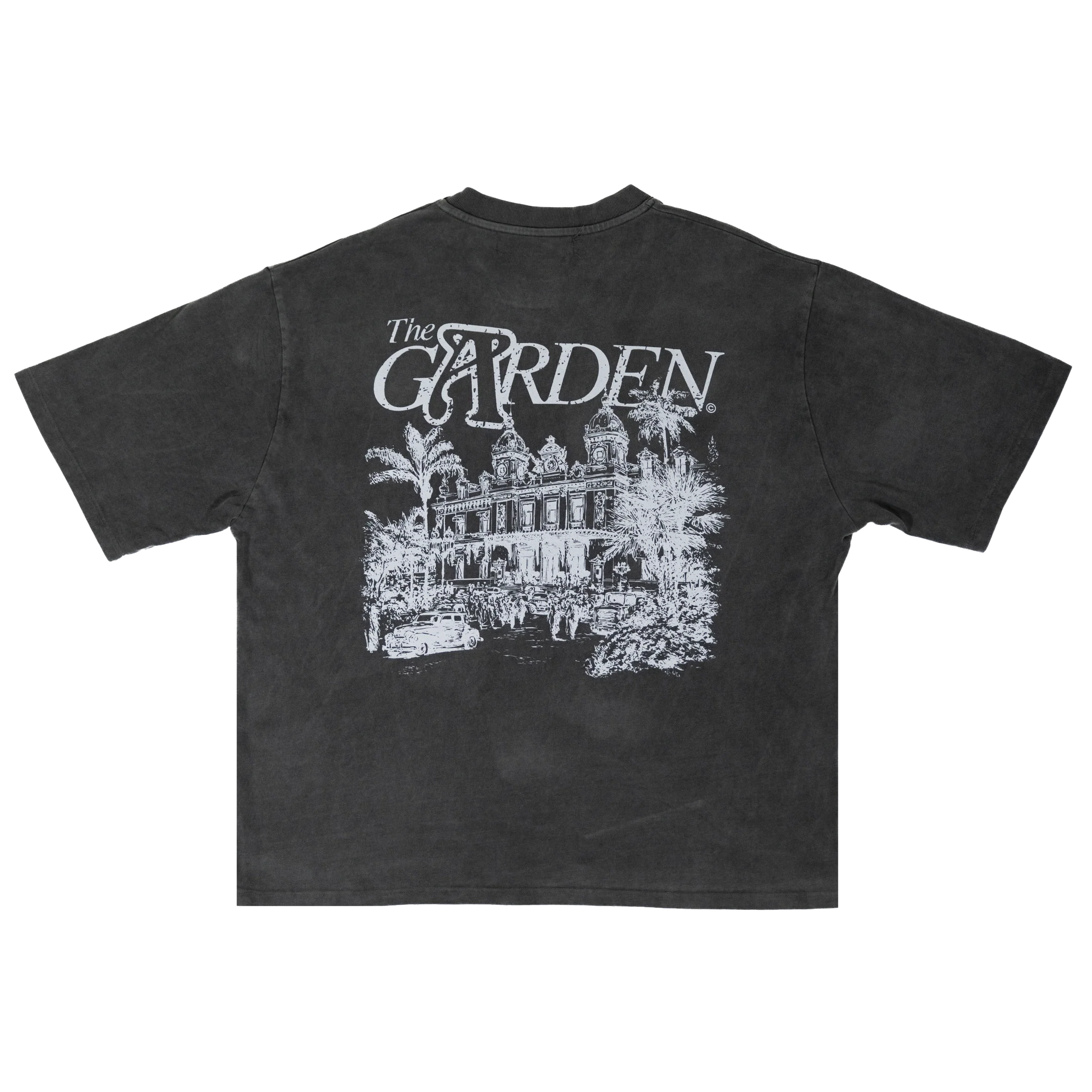 The Garden Casino T-shirt Washed Black