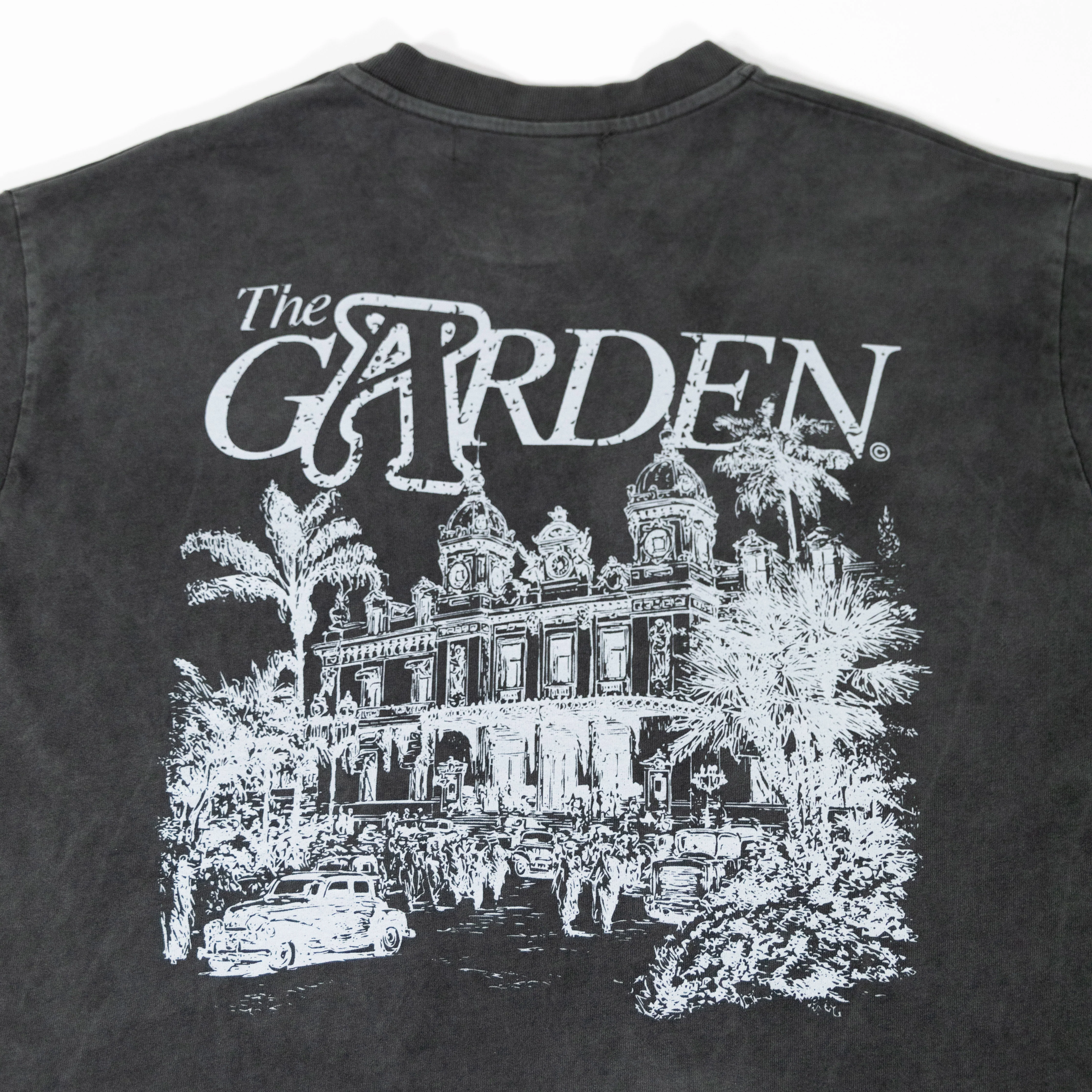 The Garden Casino T-shirt Washed Black - Image 3
