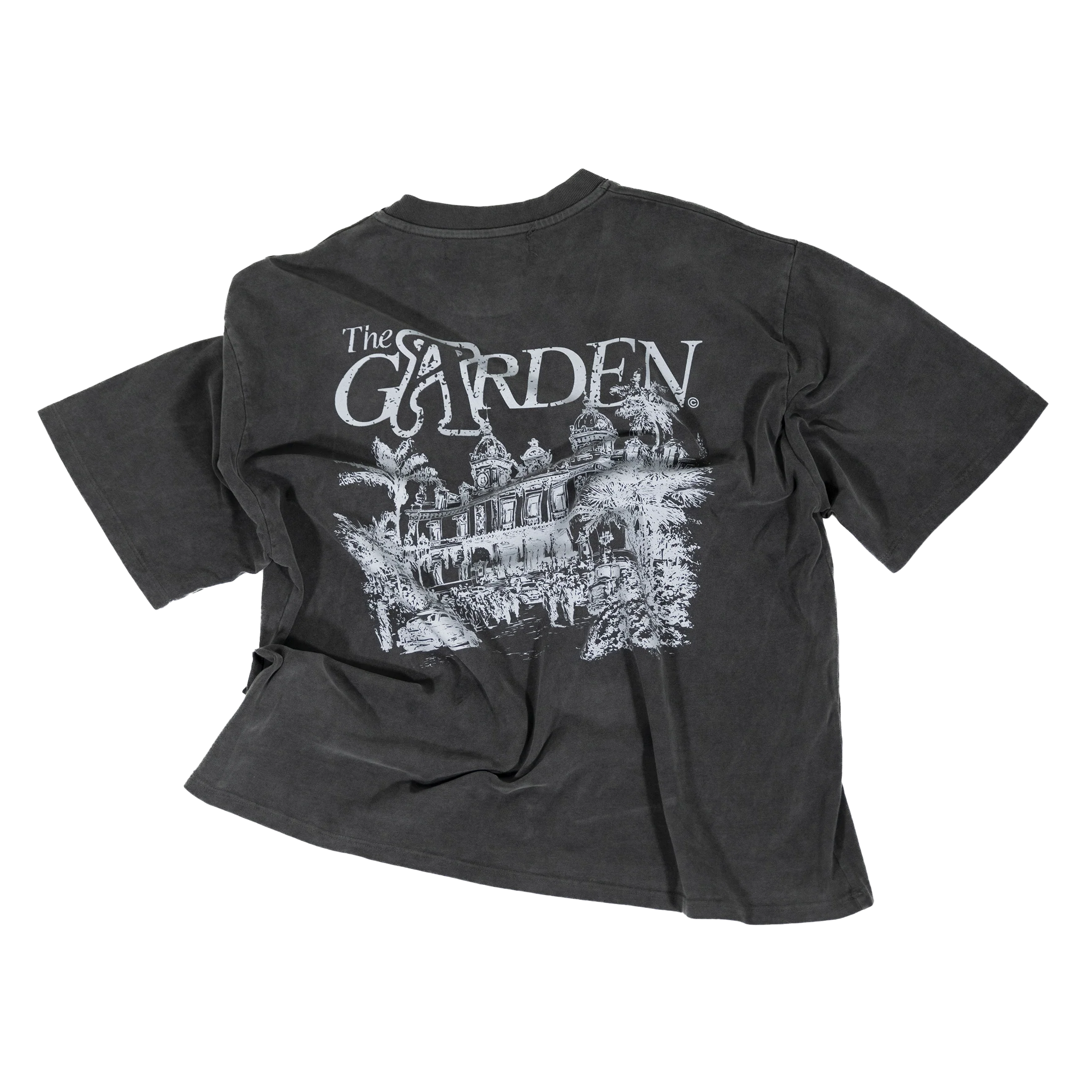 The Garden Casino T-shirt Washed Black - Image 5