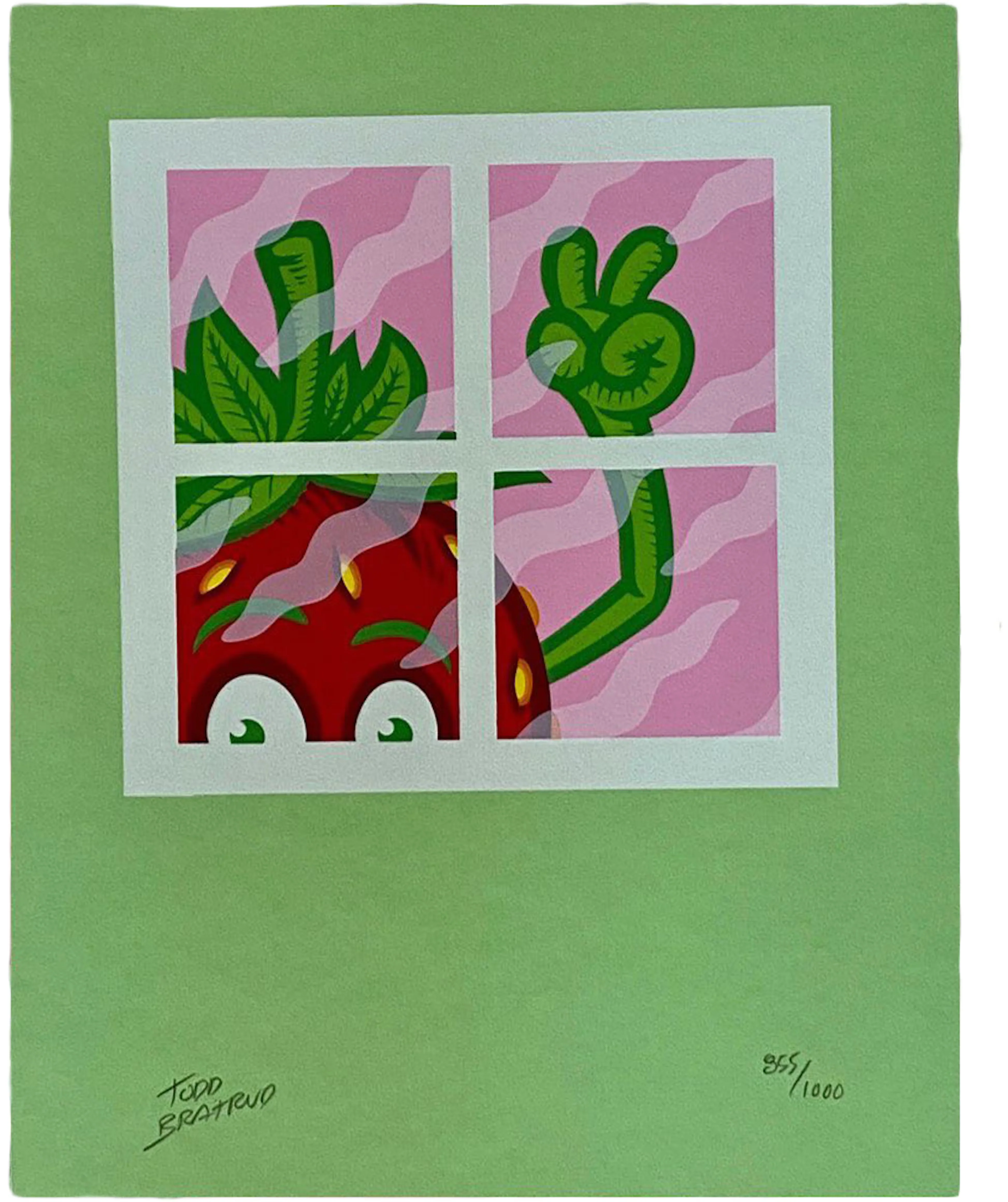 Todd Bratrud Strawberry Cough Print (Signed, Edition of 1000)