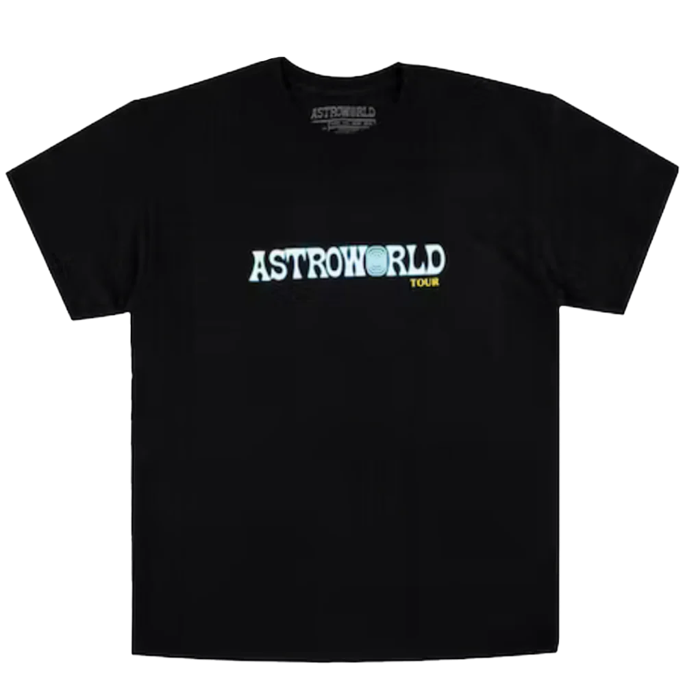 TRAVIS SCOTT Astroworld Tour Tee Black