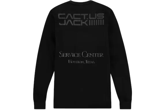 Travis Scott CACT.US CORP x Nike U NRG BH L/S T-shirt Black - Image 2