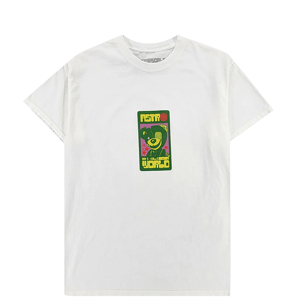 Travis Scott Scare Bear Tee II White