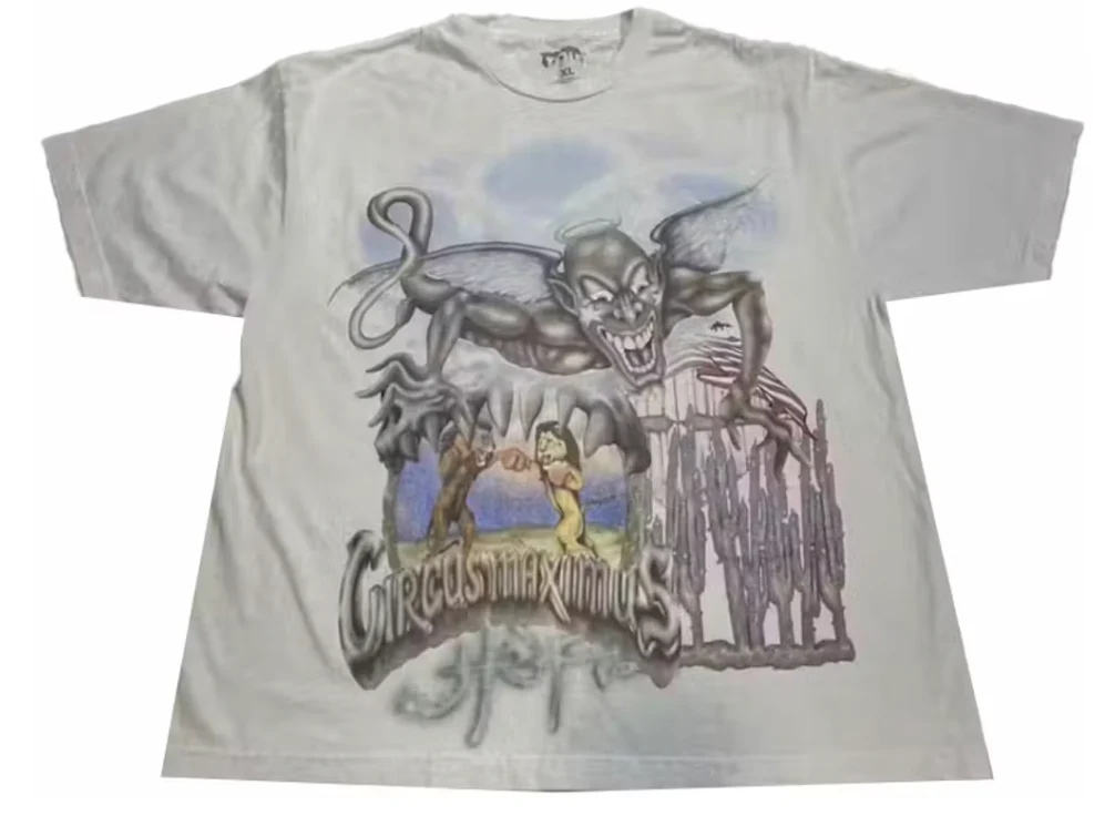 Travis Scott Utopia Circus Maximus 2023 Tour III Tee White