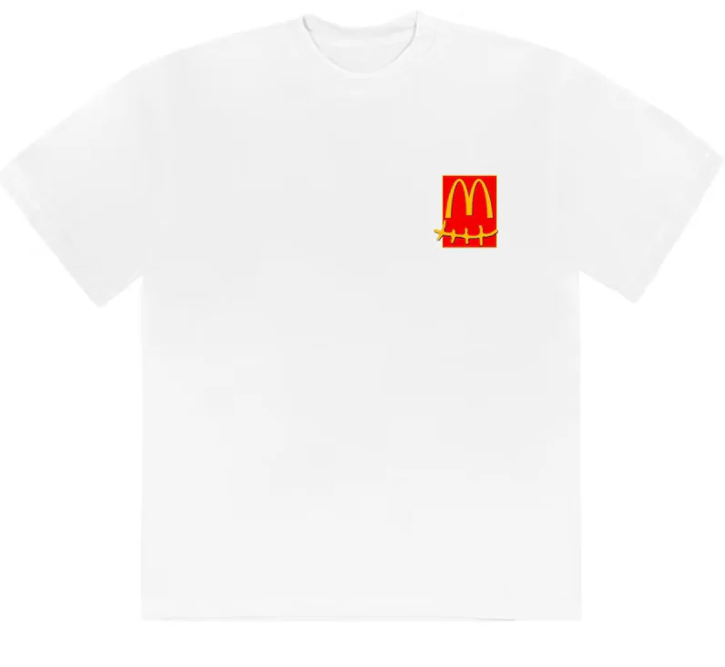 Travis Scott x McDonald's Action Figure Series T-shirt White