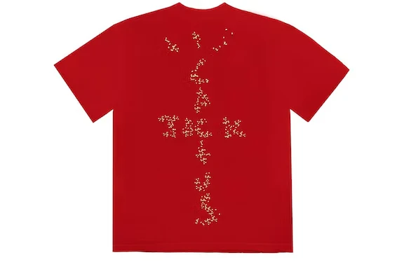 Travis Scott x McDonald's Sesame Inv III T-shirt Red - Image 2
