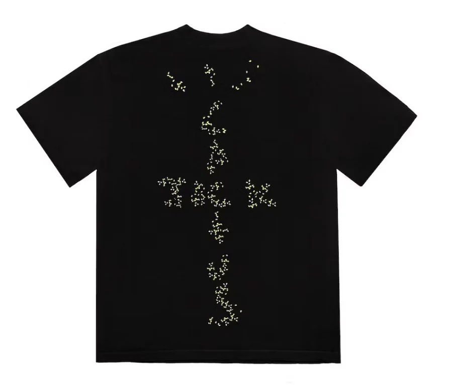 Travis Scott x McDonald's Sesame Inv T-shirt Black/Brown - Image 2