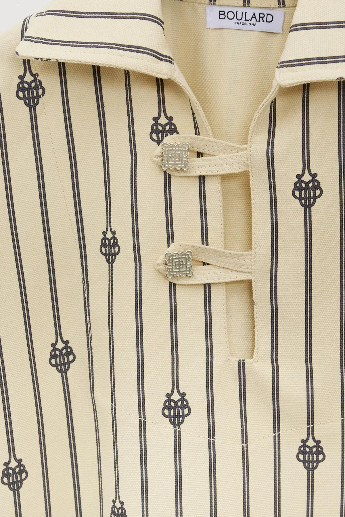 Ugo Boulard Cotton Canvas "Vareuse" Jacket With Short UB Monogram - Image 3