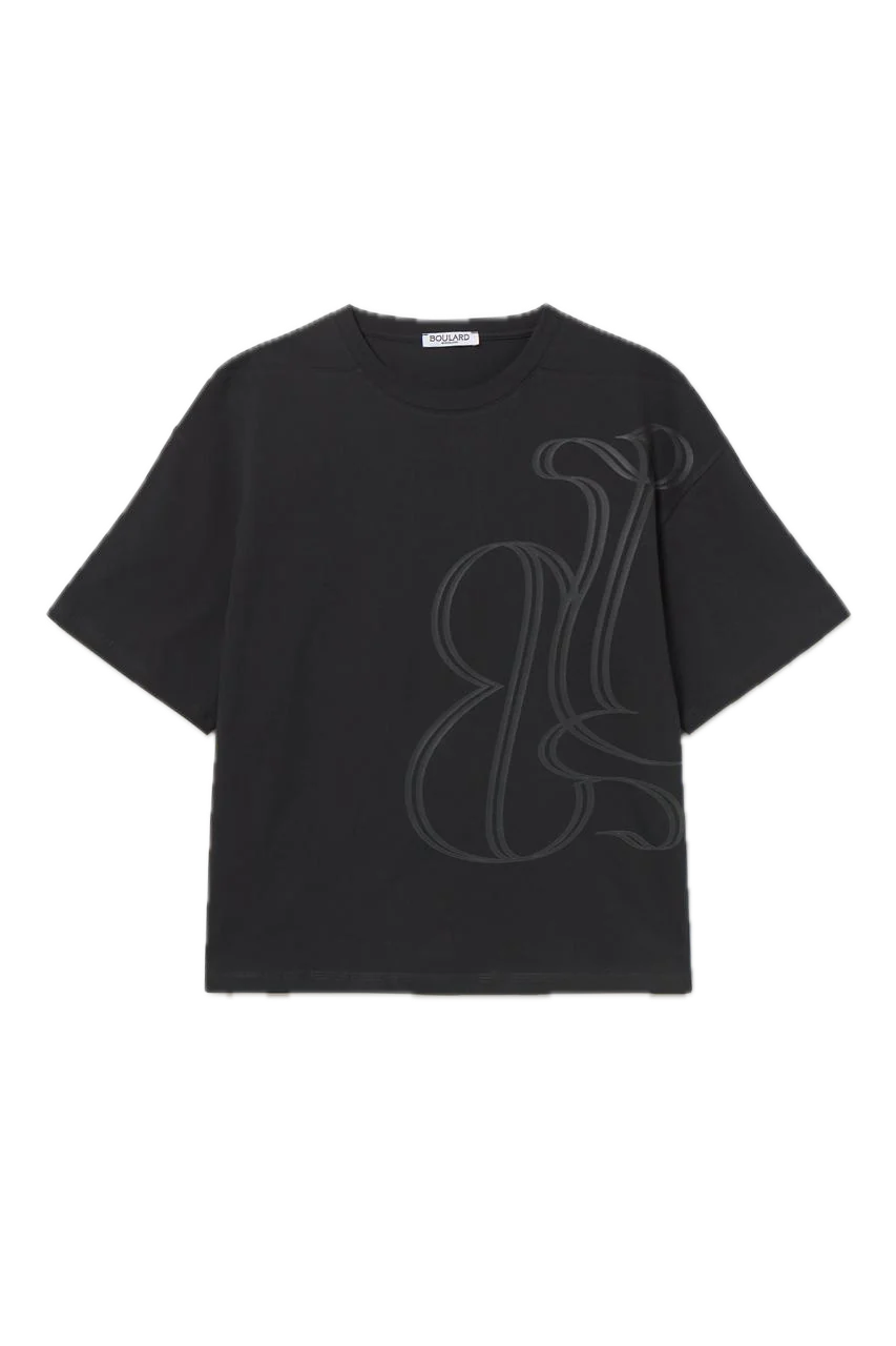 Ugo Boulard Logo Modernista Black T-shirt - Image 3