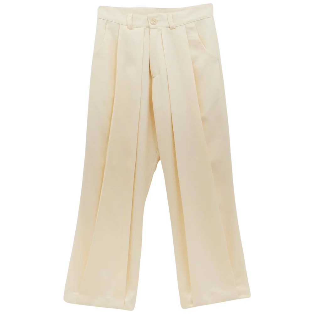 Ugo Boulard Sailor Twill Flared Pants With Hand Stitched Label