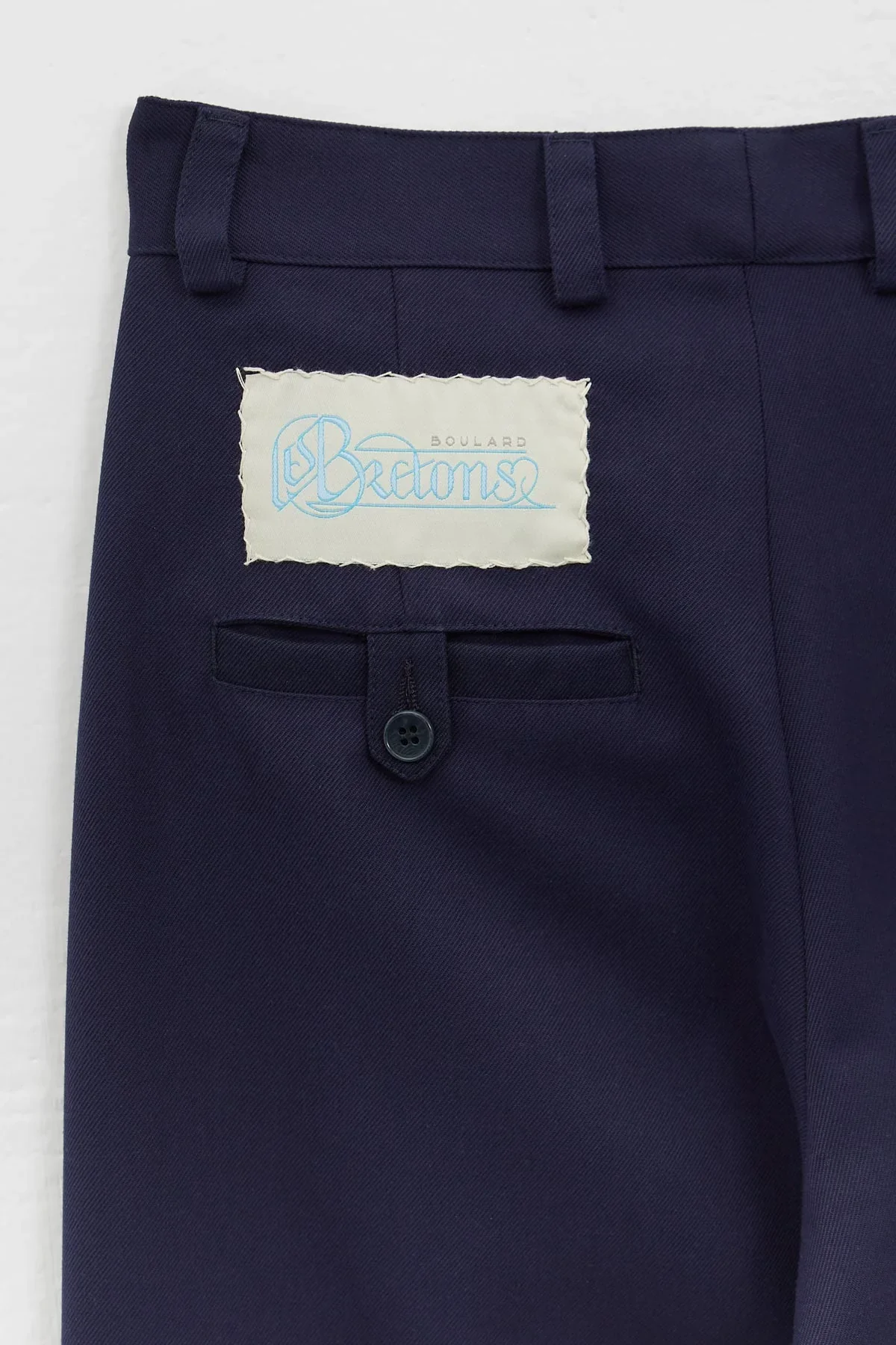Ugo Boulard Sailor Twill Flared Pants With Hand Stitched Label - Image 4
