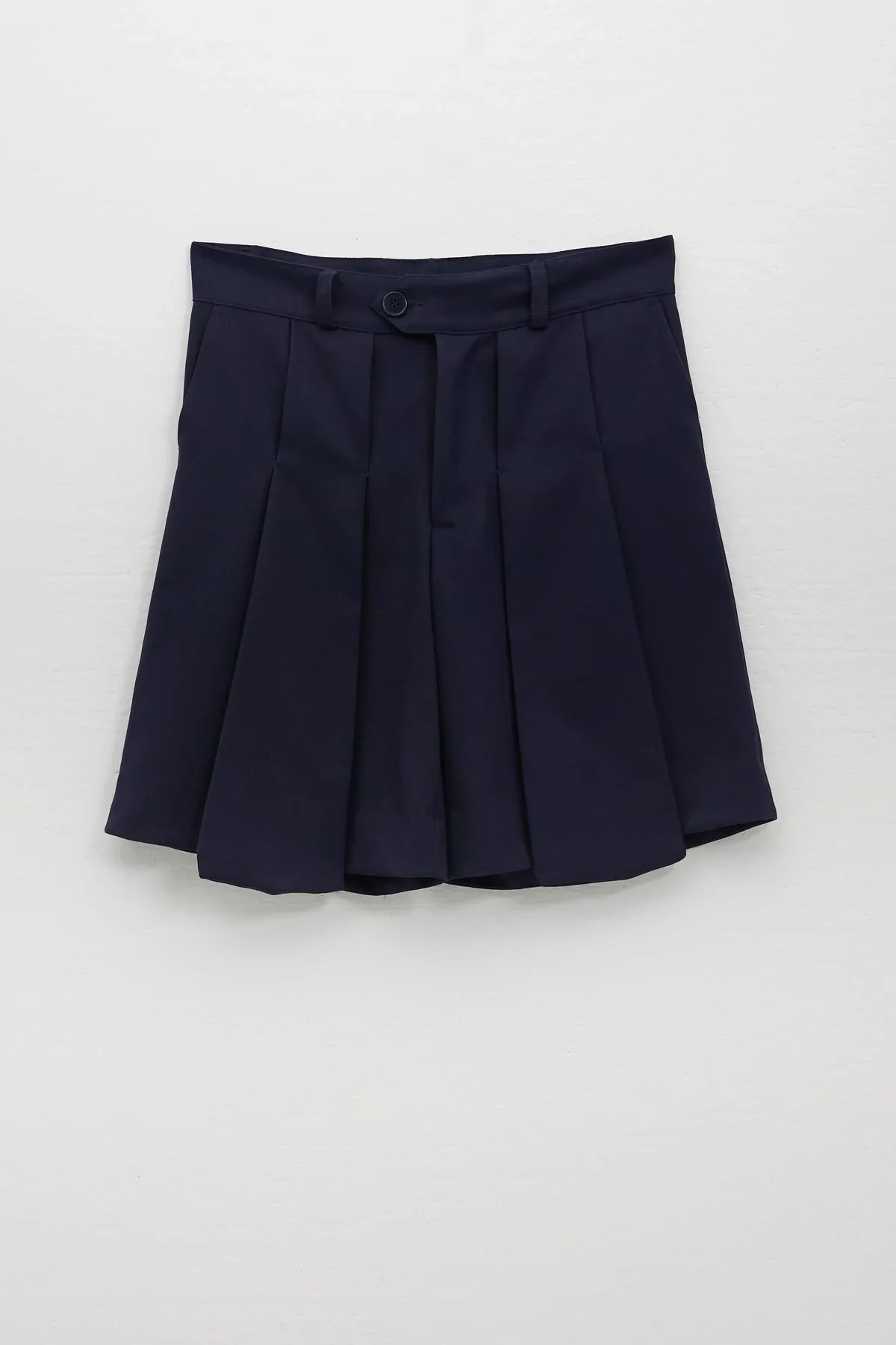 Ugo Boulard Sailor Twill Shorts With Hand Stitched Label Navy - Image 2