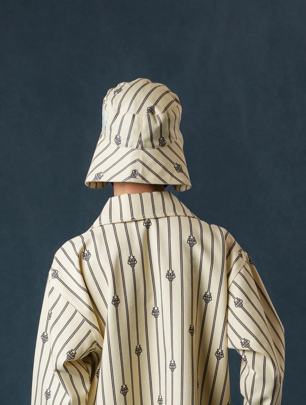 Ugo Boulard UB Monogram Short Rope Wide Brim Hat - Image 4