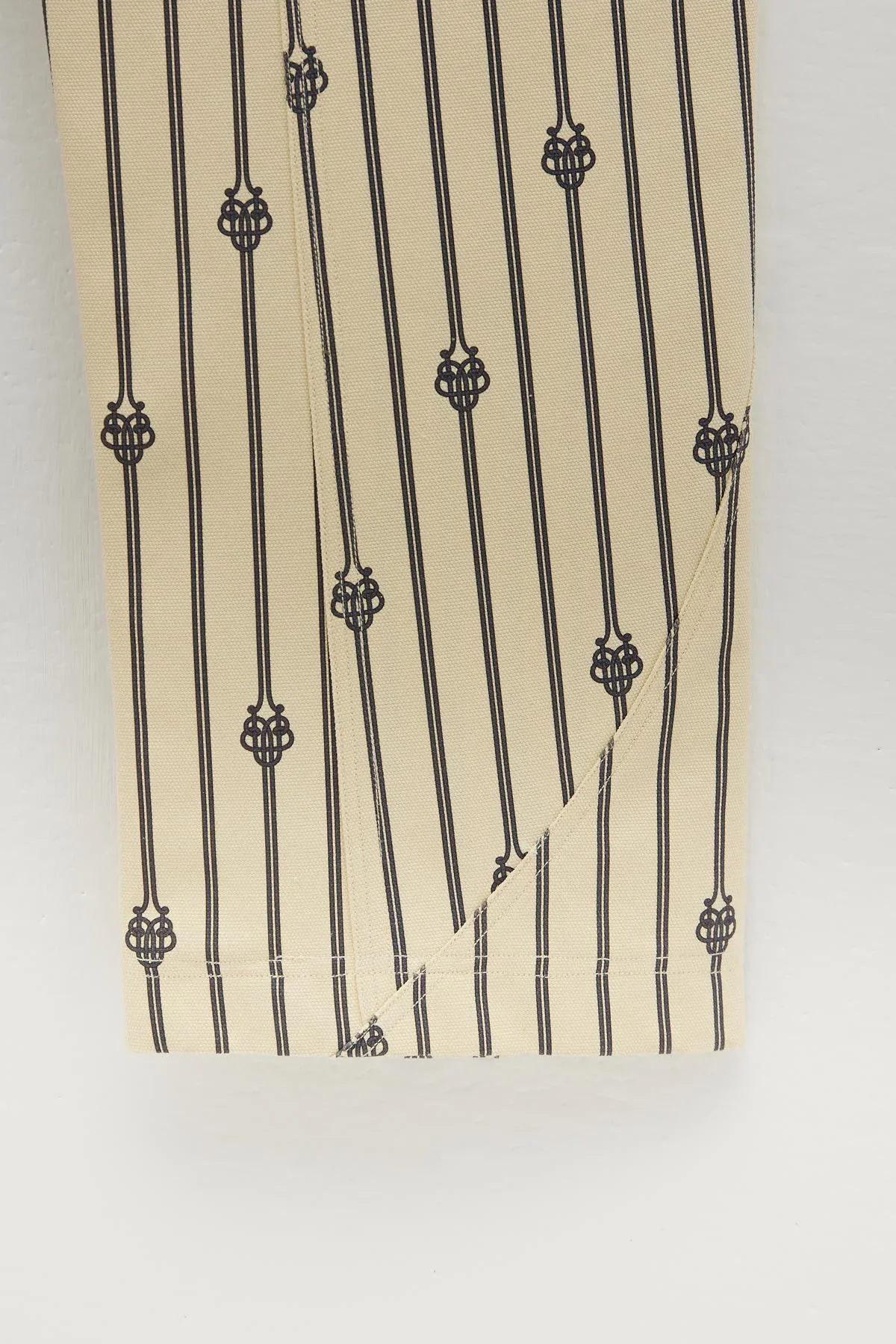 Ugo Boulard UB Short Rope Monogram Cotton Carpenter Pants - Image 3