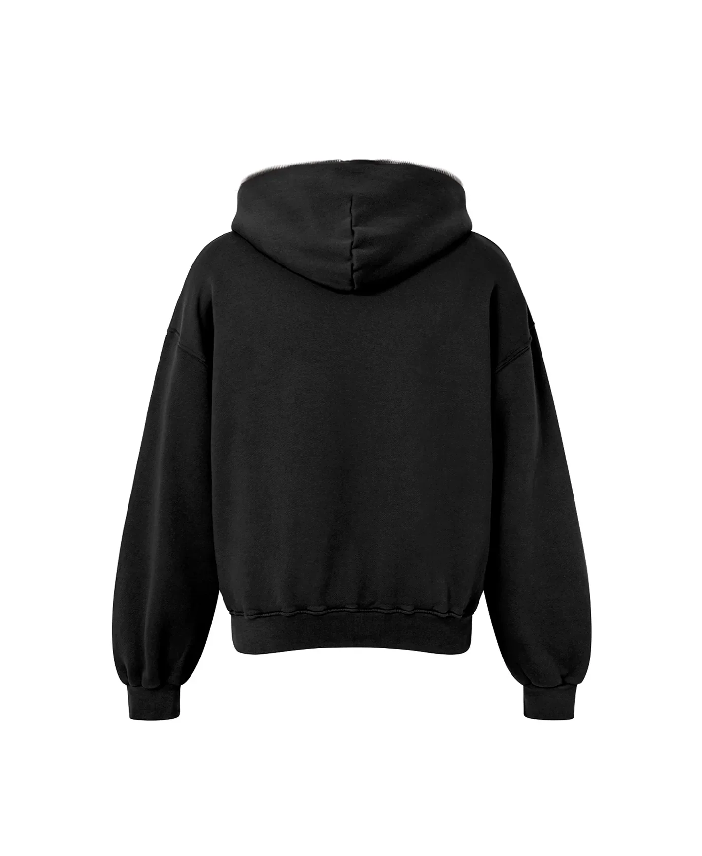 Velour Garments 450 GSM 'Jet Black' Full-Zip - Image 2