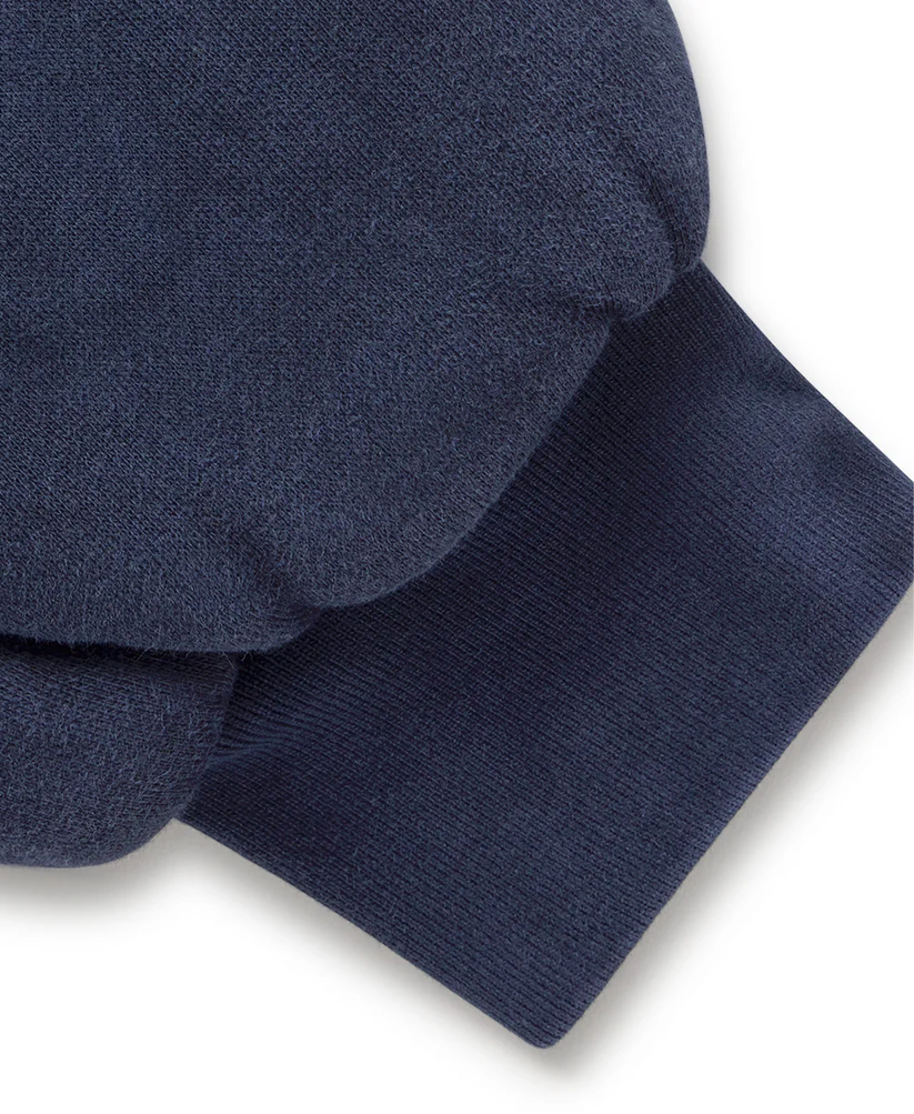 Velour Garments 1000 GSM 'Vintage Navy Blue' Double Hoodie The Garden Exclusive - Image 3