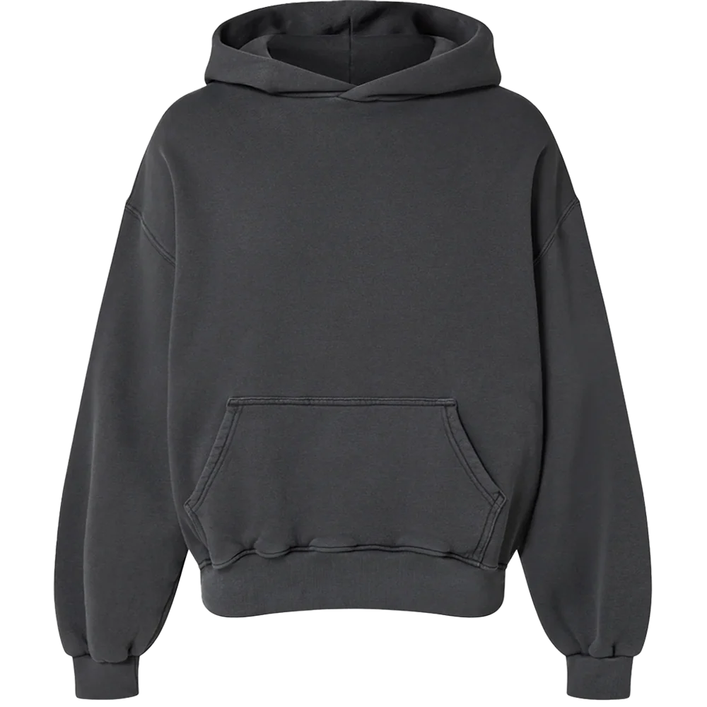 Velour Garments 450 GSM 'Anthracite' Hoodie