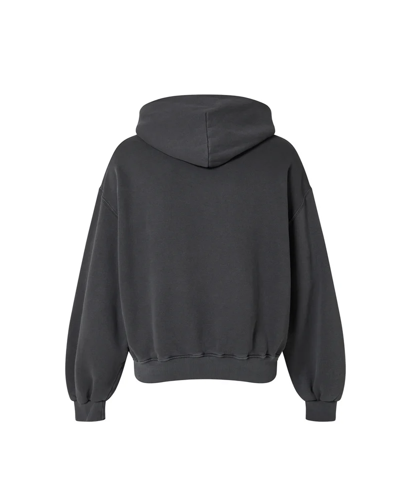 Velour Garments 450 GSM 'Anthracite' Hoodie - Image 2