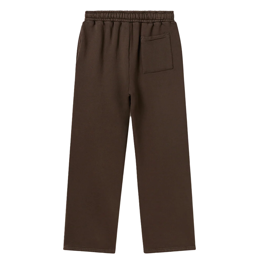Velour Garments 450 GSM Dark Chocolate Straight-Leg Pants - Image 2