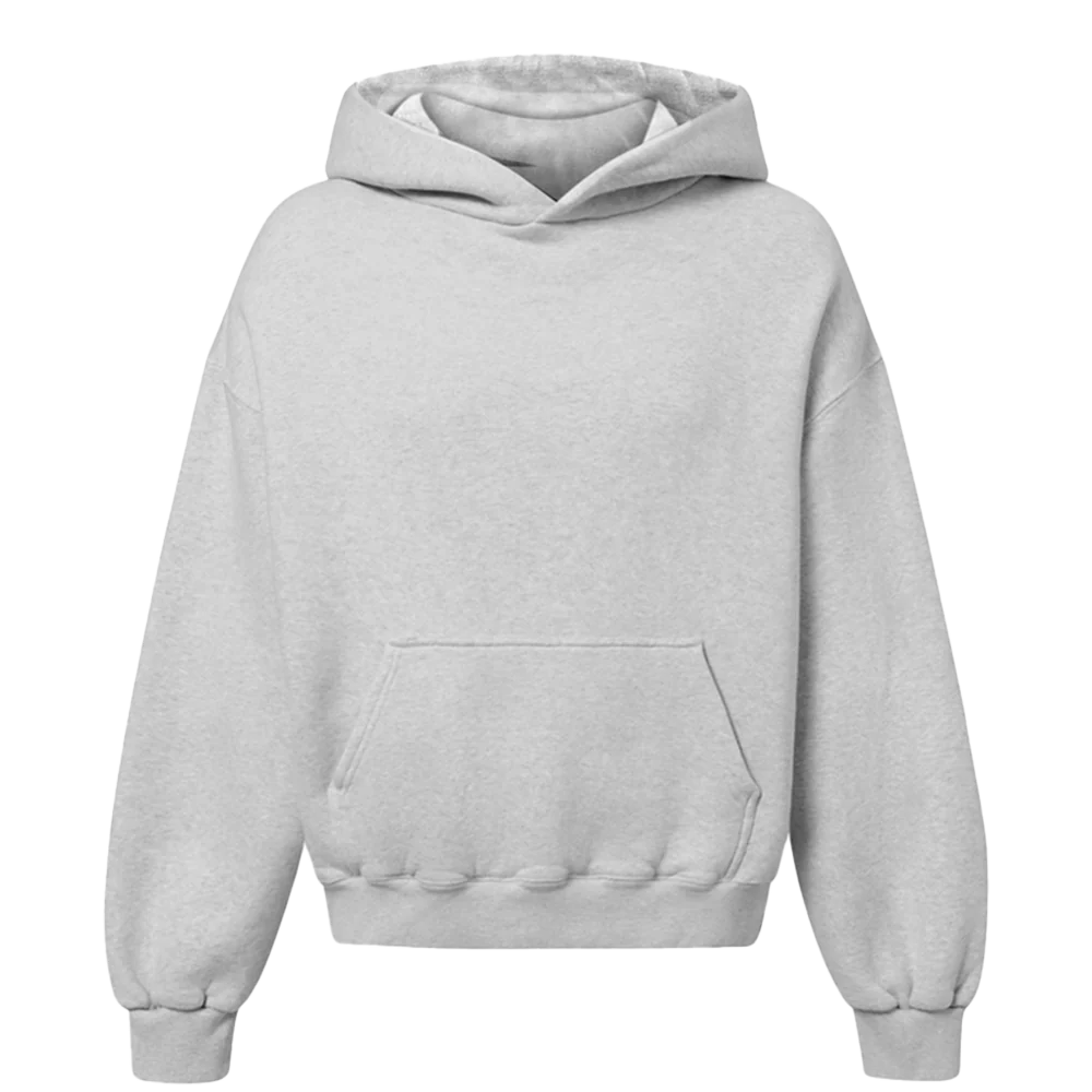Velour Garments 450 GSM 'Light Heather Gray' Hoodie