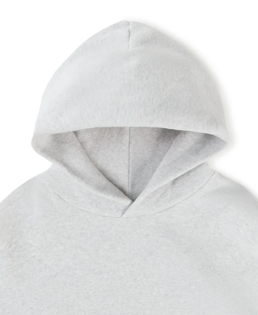 Velour Garments 450 GSM 'Light Heather Gray' Hoodie - Image 5