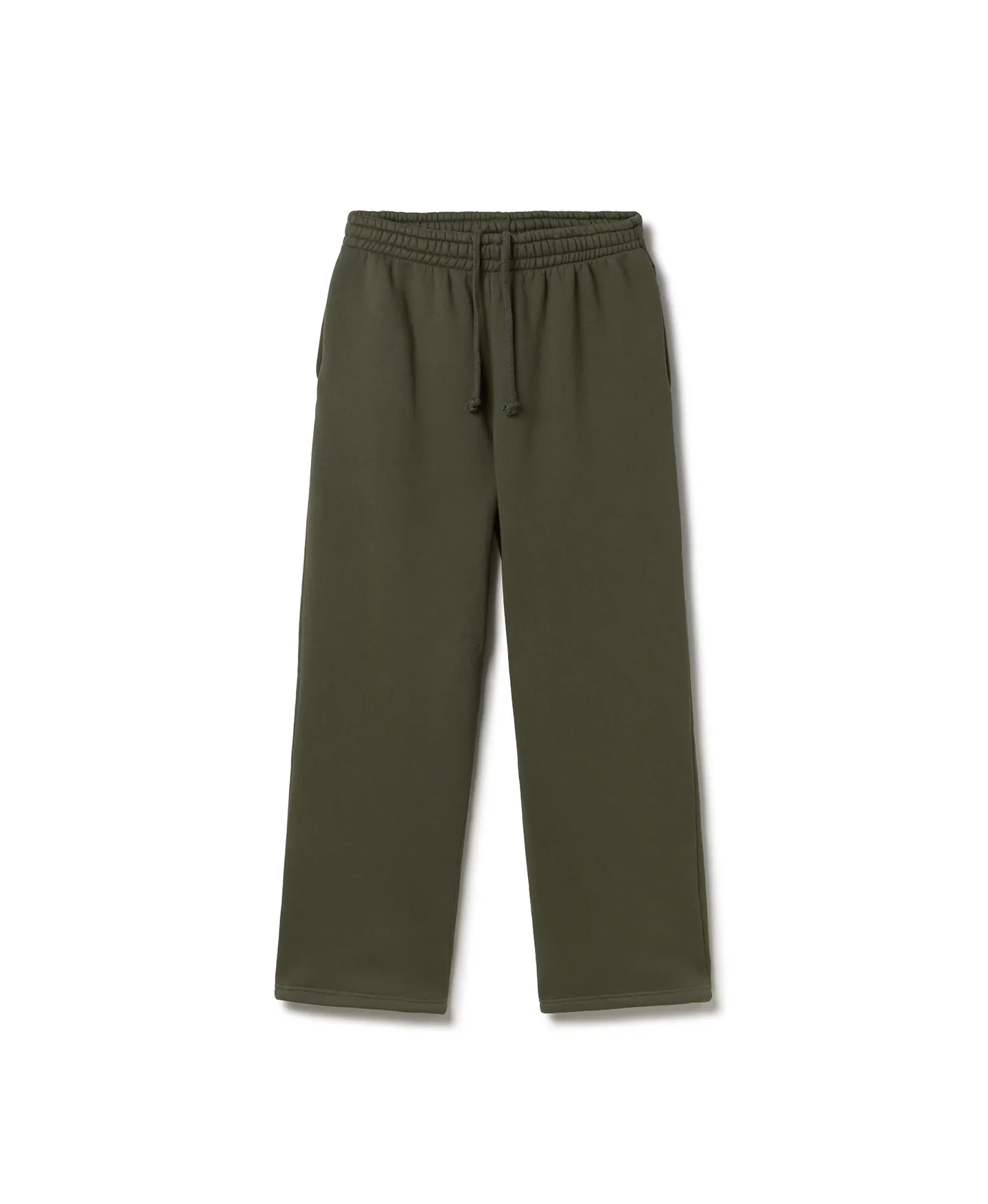 Velour Garments 450 GSM Olive Straight-Leg Pants