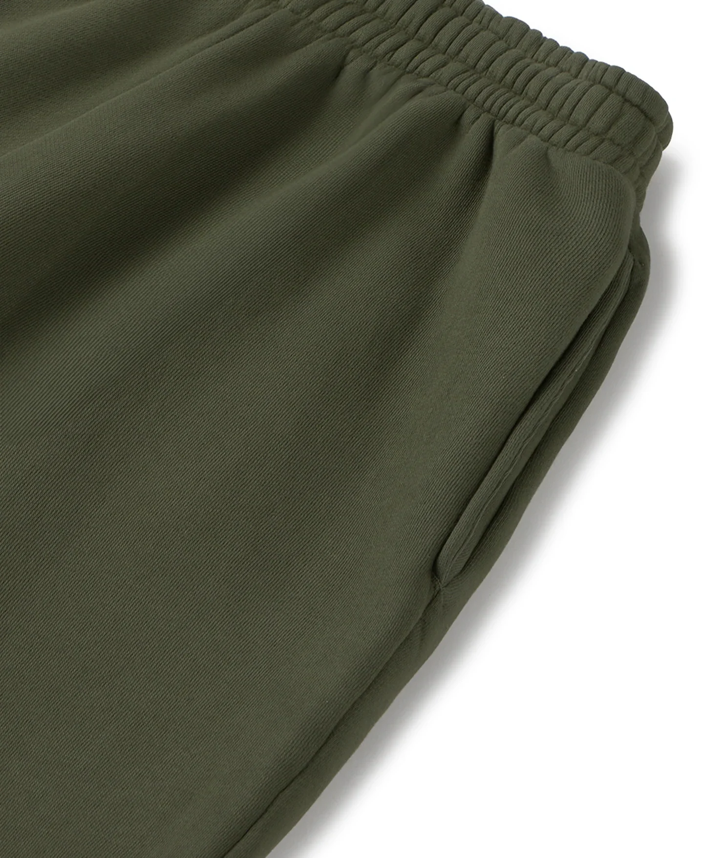 Velour Garments 450 GSM Olive Straight-Leg Pants - Image 3