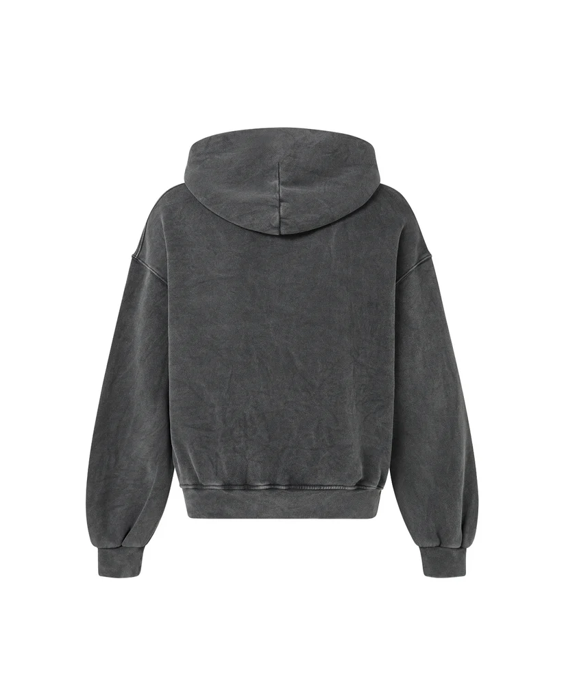 Velour Garments 450 GSM 'Vintage Black' Hoodie - Image 2