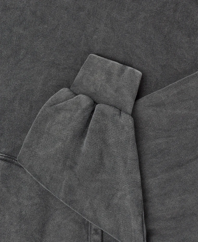 Velour Garments 450 GSM 'Vintage Black' Hoodie - Image 5