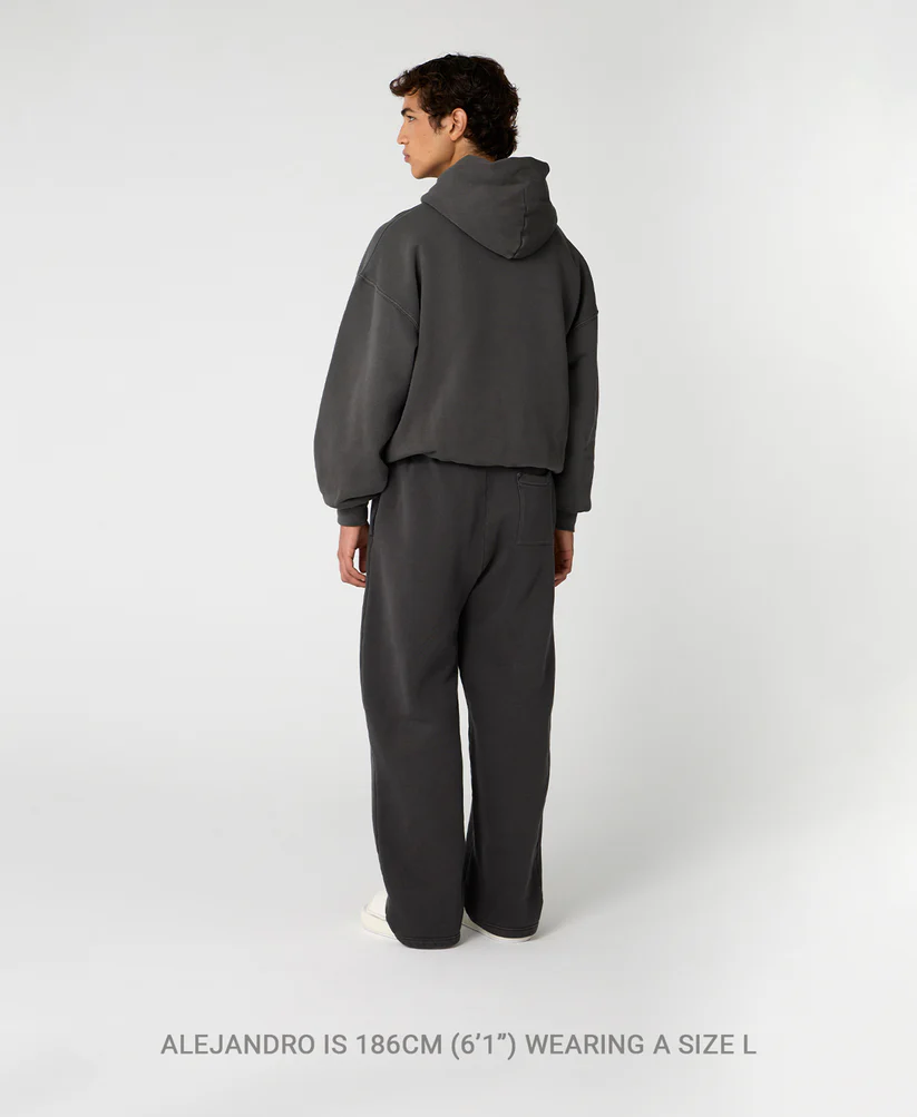 Velour Garments 450 GSM 'Vintage Black' Hoodie - Image 9